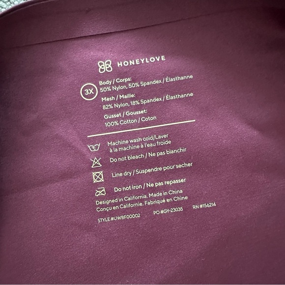 Honeylove CrossOver Brief Underwear Size 3X - Picture 4 of 4